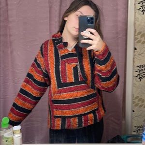 Red and orange earthbound hoodie